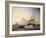 British Men O' War off Gibraltar-John Wilson Carmichael-Framed Giclee Print