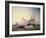 British Men O' War off Gibraltar-John Wilson Carmichael-Framed Giclee Print