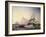 British Men O' War off Gibraltar-John Wilson Carmichael-Framed Giclee Print