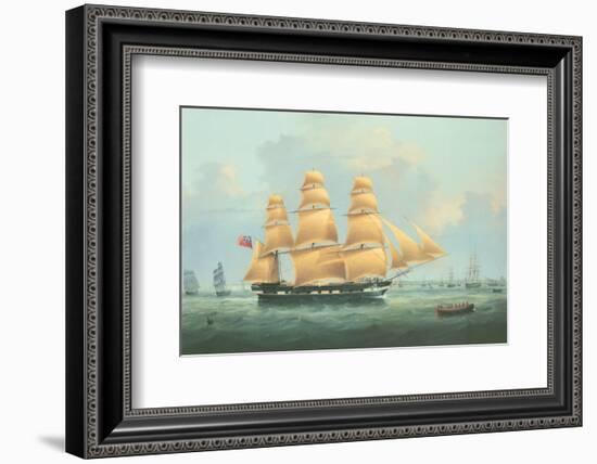 British Merchantman Ship-Samuel Walters-Framed Premium Giclee Print