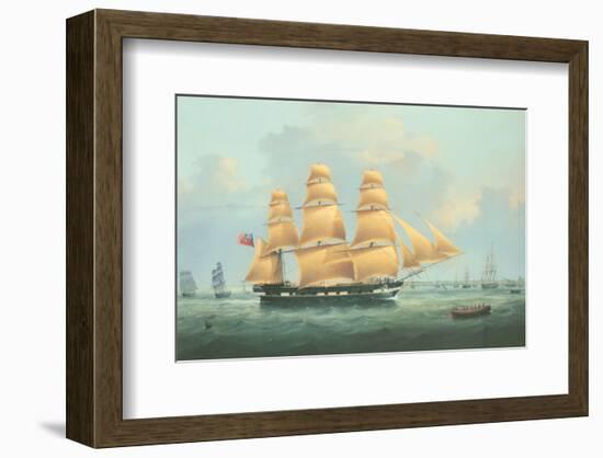 British Merchantman Ship-Samuel Walters-Framed Premium Giclee Print