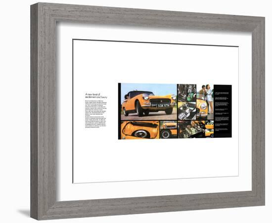 British Motor-A-H Sprite Mark4-null-Framed Art Print