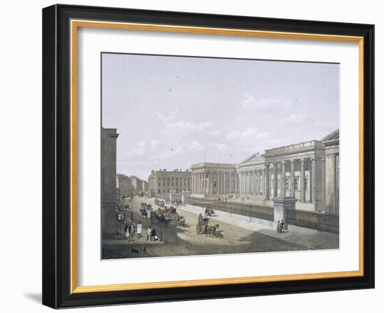 British Museum, Holborn, London, 1852-William Simpson-Framed Giclee Print