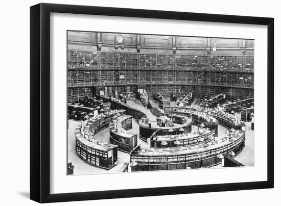 British Museum Reading Room, London, UK-null-Framed Photographic Print