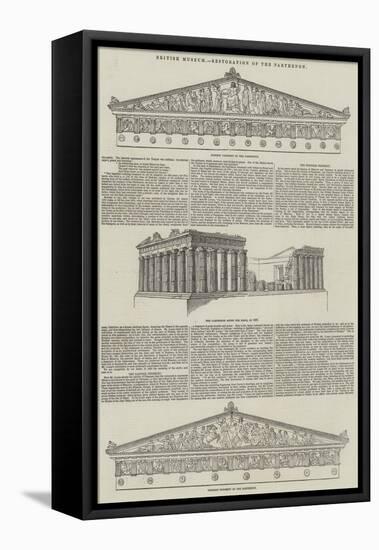 British Museum, Restoration of the Parthenon-null-Framed Premier Image Canvas