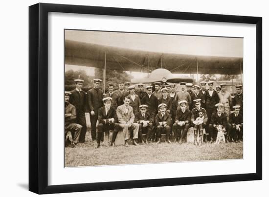 British Naval Airmen Distinguished in the War-null-Framed Photographic Print