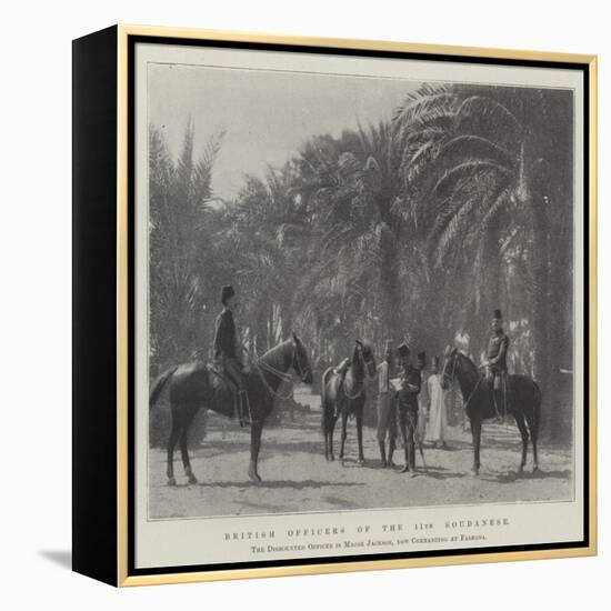 British Officers of the 11th Soudanese-null-Framed Premier Image Canvas