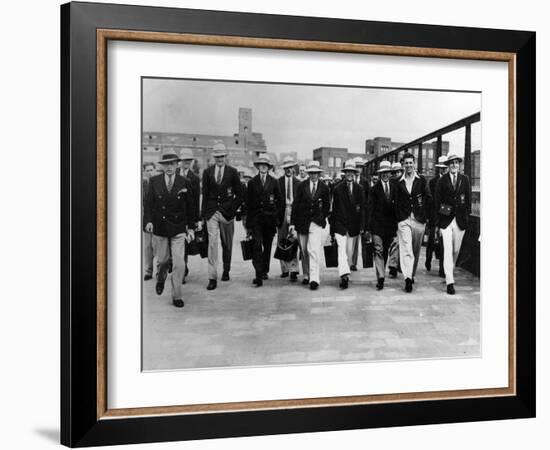 British Olympic Team '28-null-Framed Photographic Print