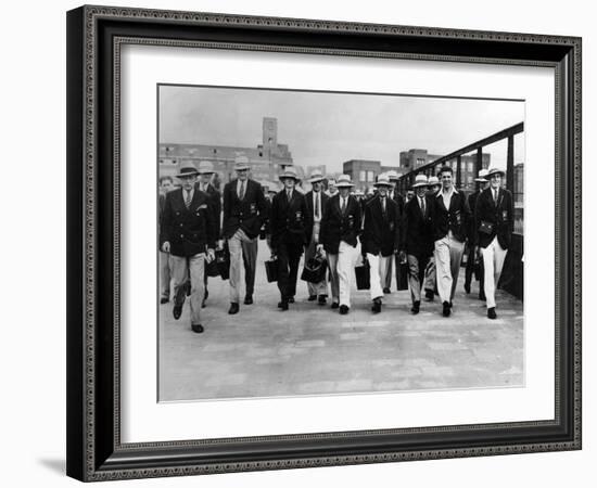 British Olympic Team '28-null-Framed Photographic Print