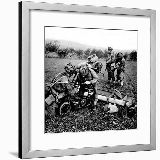 British Paratroops on Exercise in England; Second World War-null-Framed Photographic Print