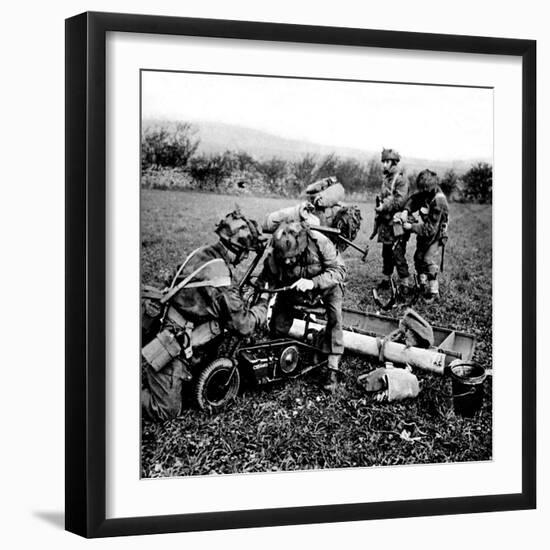 British Paratroops on Exercise in England; Second World War-null-Framed Photographic Print