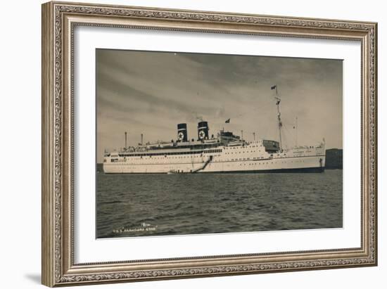 British Passenger Ship Ss Arandora Star of the Blue Star Line, 1936-null-Framed Photographic Print