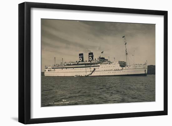 British Passenger Ship Ss Arandora Star of the Blue Star Line, 1936-null-Framed Photographic Print