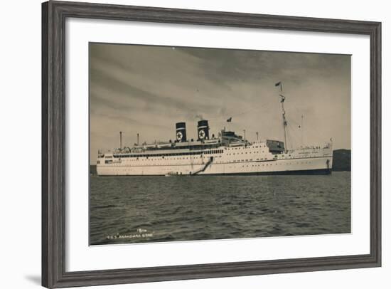 British Passenger Ship Ss Arandora Star of the Blue Star Line, 1936-null-Framed Photographic Print