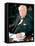 British Politican Sir Winston Churchill, Formal Portrait at Desk-Carl Mydans-Framed Premier Image Canvas