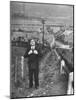 British Politician Aneurin Bevan Posing in Front of in His Home Town During His Campaign-Ian Smith-Mounted Premium Photographic Print