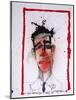 British Politics 2010s, Andy Burnham tries his Farage Smile, 2015 (drawing)-Ralph Steadman-Mounted Giclee Print