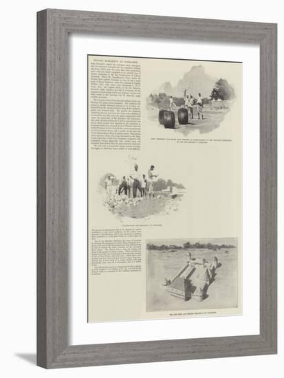 British Residency at Coomassie-Charles Auguste Loye-Framed Giclee Print