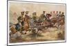 British Royal Horse Artillery in Action-Harry Payne-Mounted Art Print