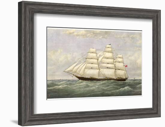 British Sailing Clipper for the China Tea Trade-Josiah Taylor-Framed Photographic Print