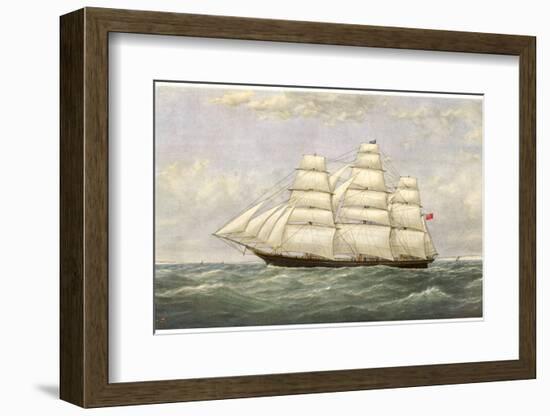 British Sailing Clipper for the China Tea Trade-Josiah Taylor-Framed Photographic Print