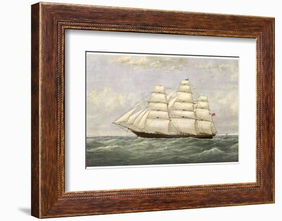 British Sailing Clipper for the China Tea Trade-Josiah Taylor-Framed Photographic Print