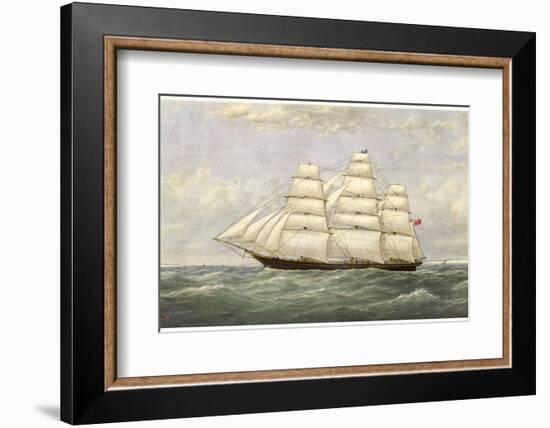 British Sailing Clipper for the China Tea Trade-Josiah Taylor-Framed Photographic Print