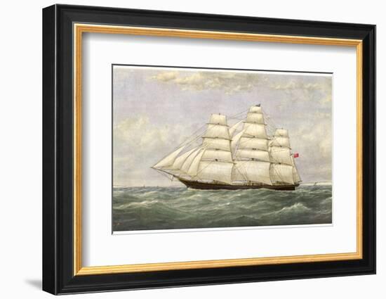 British Sailing Clipper for the China Tea Trade-Josiah Taylor-Framed Photographic Print