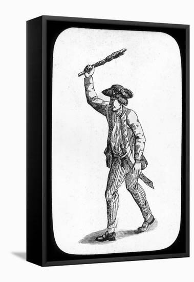 British Sailor Wielding a Club, 1779-Newton & Co-Framed Premier Image Canvas