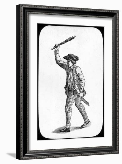 British Sailor Wielding a Club, 1779-Newton & Co-Framed Giclee Print