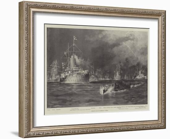 British Ships in American Waters-Fred T. Jane-Framed Giclee Print