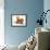 British Shorthair Red Tabby Kitten Climbing Ontop of Golden Cocker Spaniel Puppy-Jane Burton-Framed Photographic Print displayed on a wall