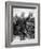 British Soldier with Bandaged Head Shows the Steel Helmet That Saved His Li-English Photographer-Framed Photographic Print