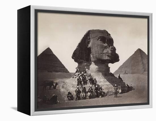 British Soldiers at the Sphinx-Bettmann-Framed Premier Image Canvas