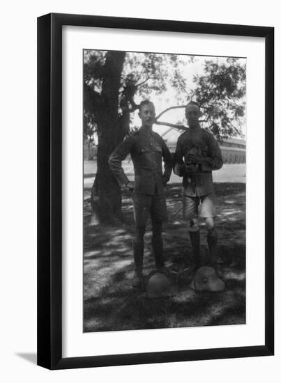 British Soldiers, Muttra, India, 1917-null-Framed Giclee Print