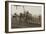 British Soldiers with a Military Airship-null-Framed Photographic Print