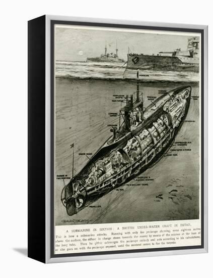 British Sub in Section-null-Framed Premier Image Canvas