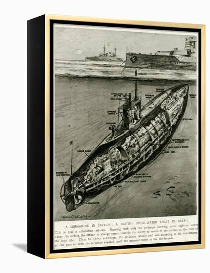 British Sub in Section-null-Framed Premier Image Canvas