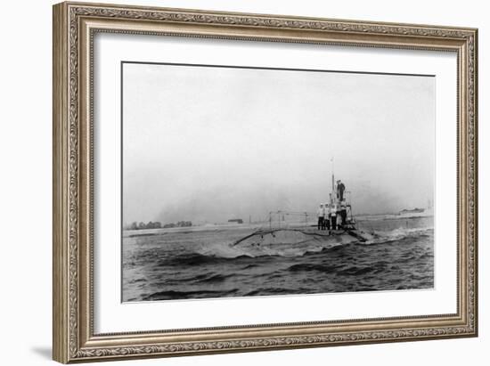 British Submarine B1-null-Framed Art Print