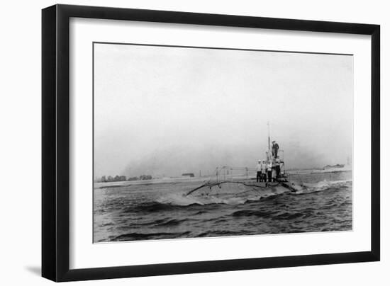 British Submarine B1-null-Framed Art Print