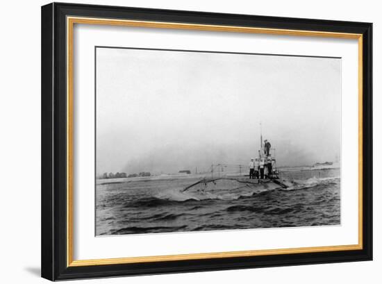 British Submarine B1-null-Framed Art Print