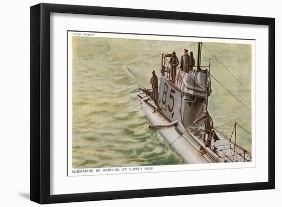 British Submarine-null-Framed Art Print