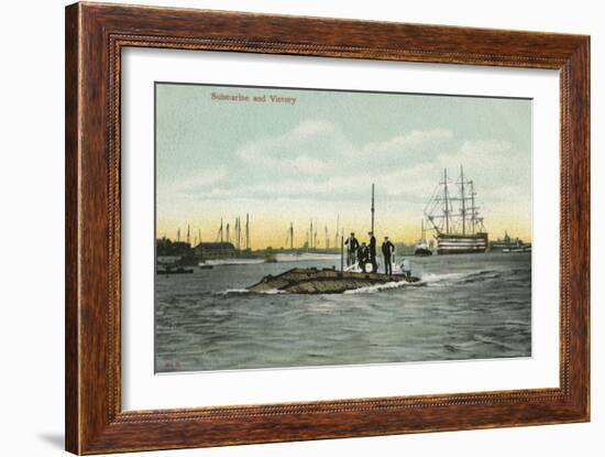 British Submarine-null-Framed Art Print