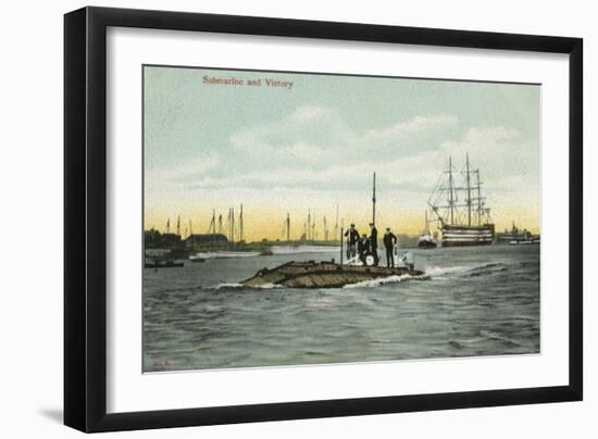 British Submarine-null-Framed Art Print