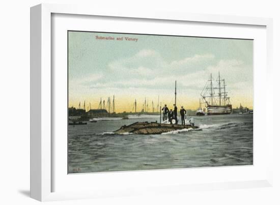 British Submarine-null-Framed Art Print