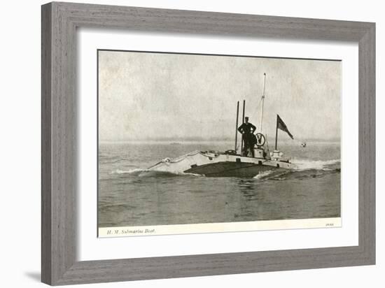 British Submarine-null-Framed Art Print