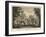 British Surrendering their Arms to General Washington after their Defeat at Yorktown-null-Framed Giclee Print