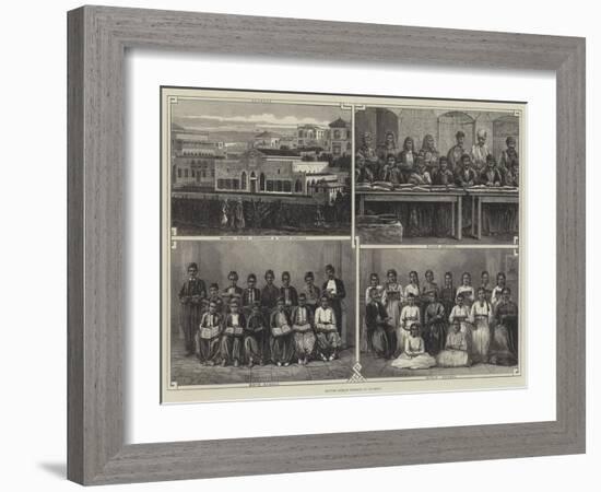 British Syrian Schools at Beyrout-null-Framed Giclee Print