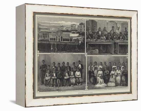 British Syrian Schools at Beyrout-null-Framed Premier Image Canvas