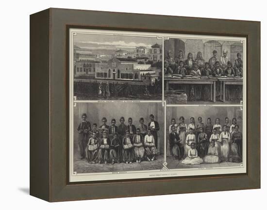 British Syrian Schools at Beyrout-null-Framed Premier Image Canvas